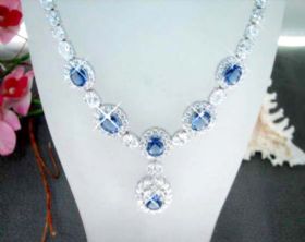 CZ Silver Necklace
